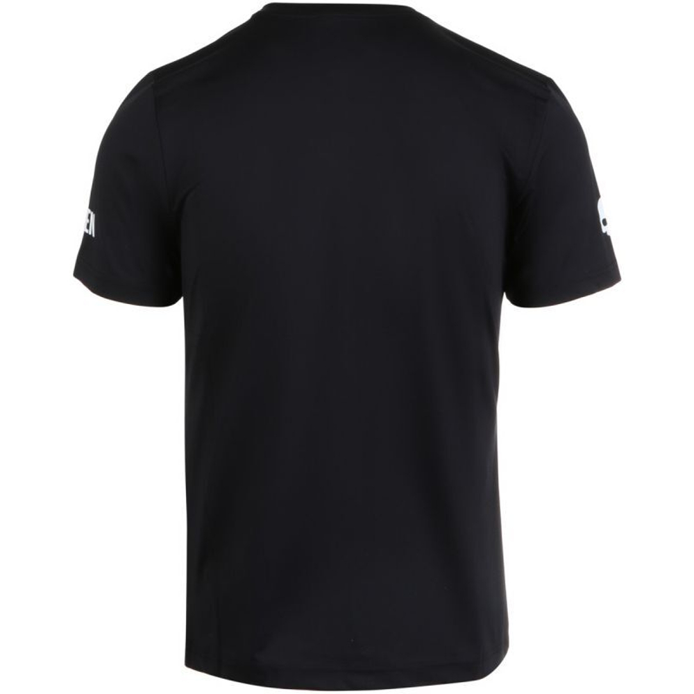 Футболка мужская теннисная Hydrogen Tech Optical Tee - black/white