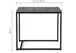 Журнальный столик Варуна 54х54х48 дуб велингтон