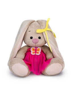 Мягкая игрушка Зайка Ми в юбке с бабочкой 15 см