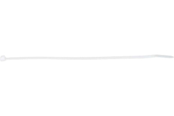 Нейлоновые хомуты Зубр белые, 4.5x250 мм, 100 шт. 309010-45-250