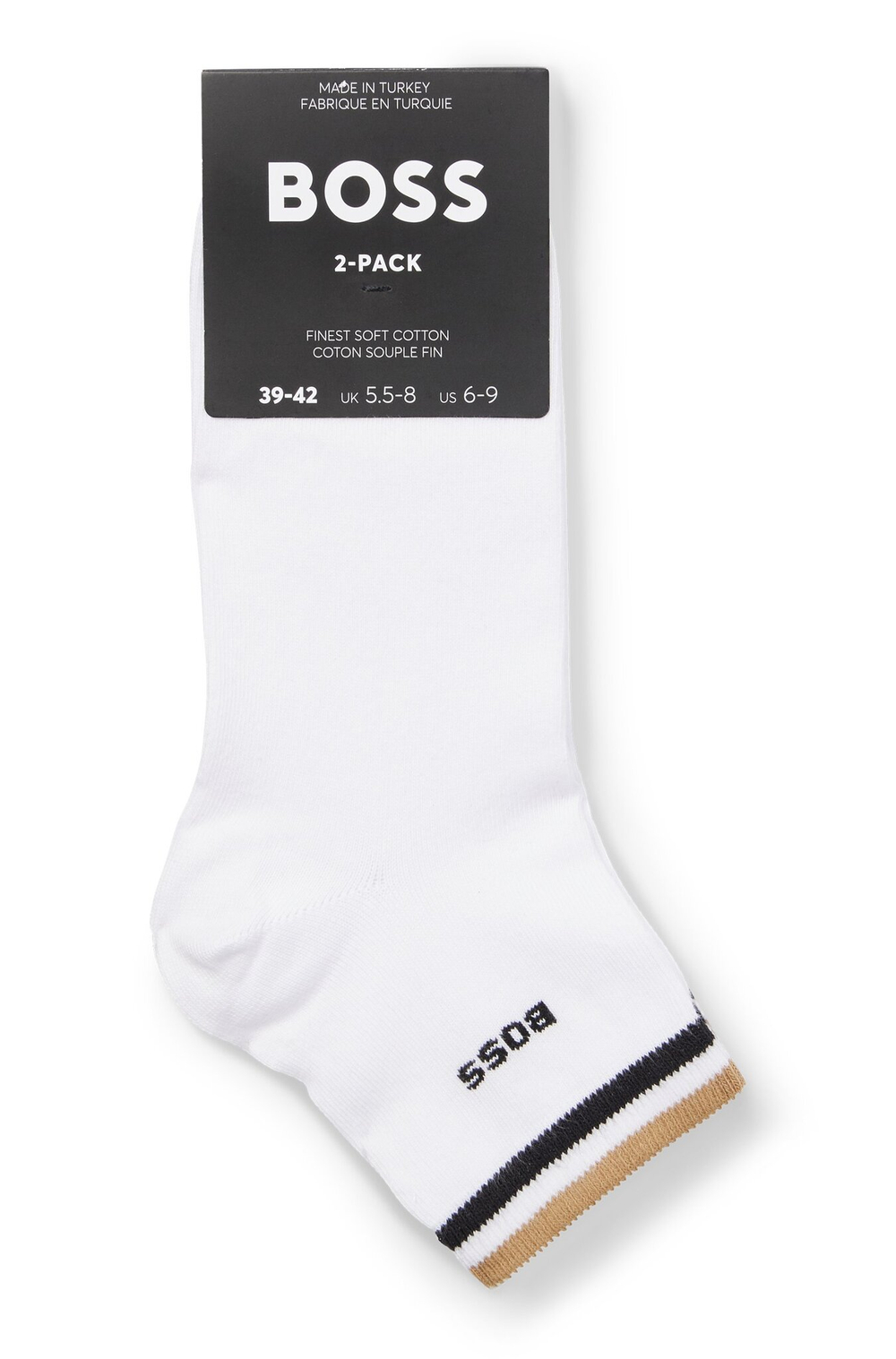 Носки (2 пары) мужские BOSS 2P SH Stripe CC 10249327 01