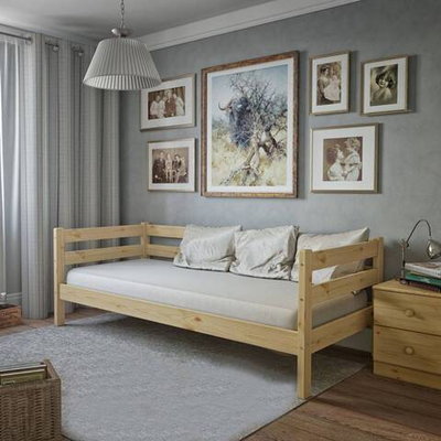 Тахта Классика 700 х 1800 сосна, бесцветный акриловый лак