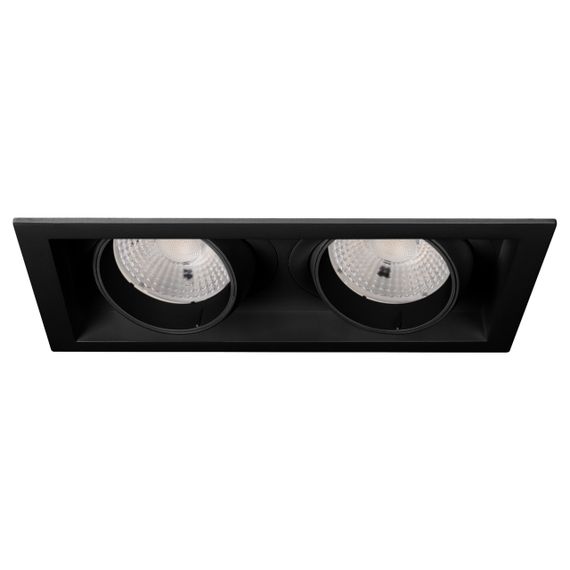 Светильник MS-VORTEX-BUILT-S250x140-2x30W Warm3000 (BK-BK, 50 deg, 230V) Arlight 058448