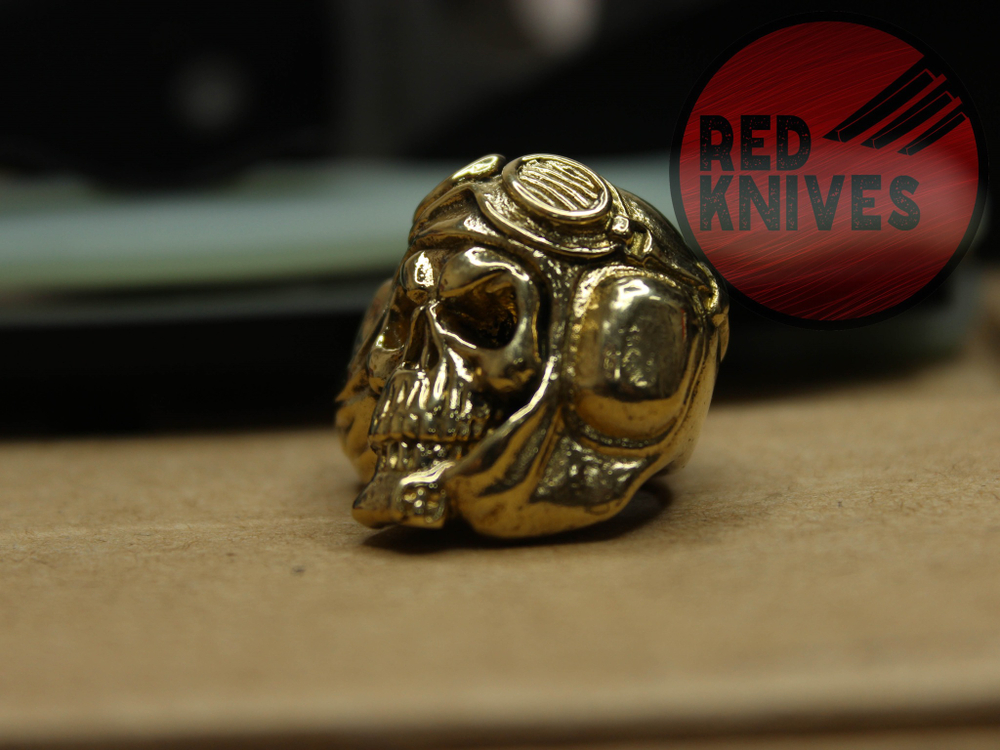 Бусина темлячная "Танкист", латунь