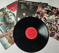 Винтажная виниловая пластинка LP Quiet Riot Condition Critical (Japan 1984) (No Obi) Winners Take All