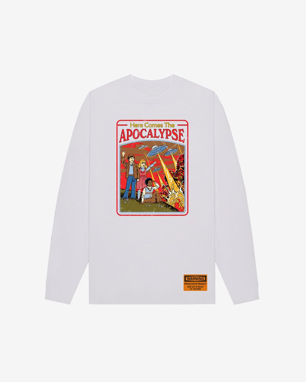 Лонгслив SR by Epic Merch Apocalypse Белый