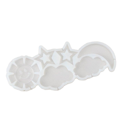 Силиконовая форма для леденцов «Солнце, луна, облака»