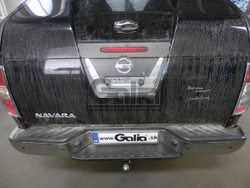Фаркоп оцинкованный Galia N052C для Nissan Navara D40 2005-(паспорт и сертификат в комплекте)(без электрики)