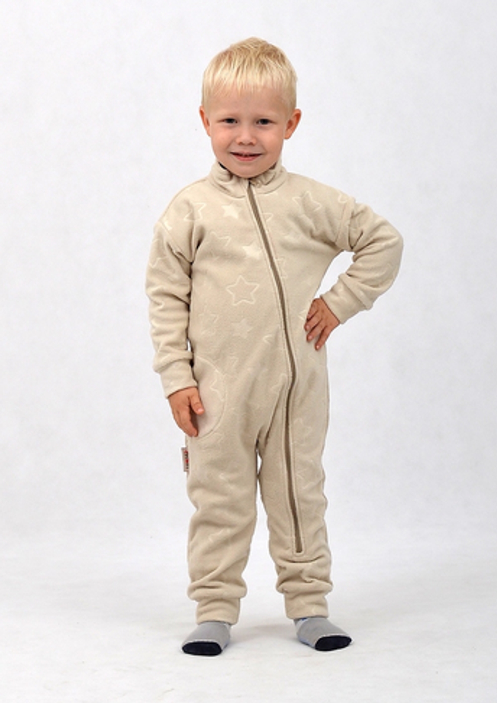 Комбинезон флис р-р 110 бежевый ФЛ-113