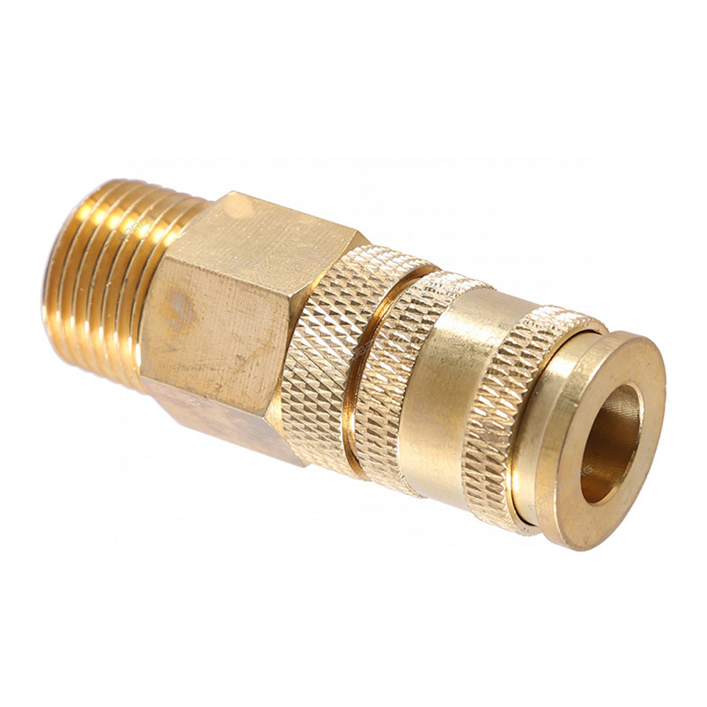 NORDBERG (NPF24B) Разъем "мама" быстросъемный - резьба M1/2", с фиксатором, латунь