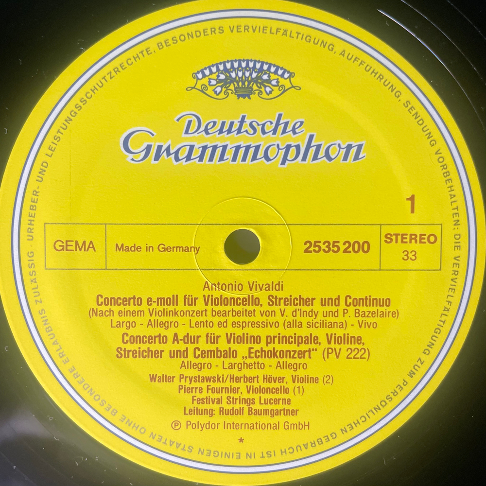 Вивальди - Концерты (Германия 1976г.)