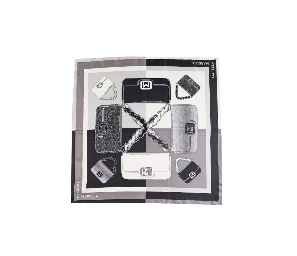 Шелковый платок AMACA Marella - графитовый(35460262)