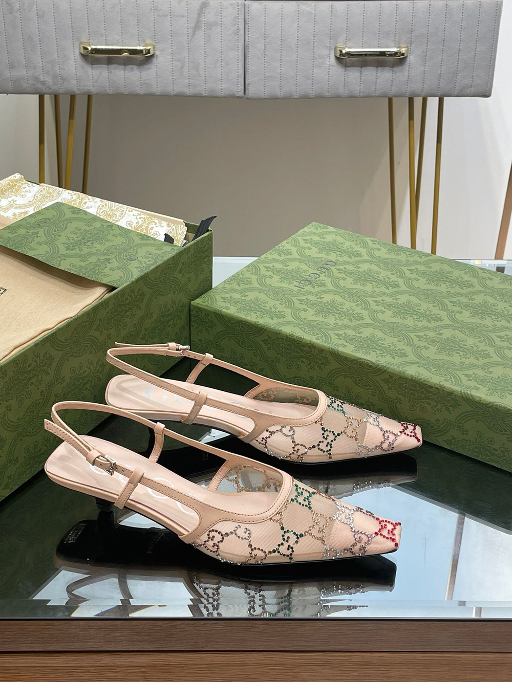 Gucci GG Slingback Pump 3.5 cm