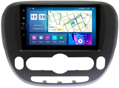 Магнитола для KIA Soul 2 2014-2019 (климат) - Parafar PF526T1LUX1LHDAV на Android 12, Быстрая, CarPlay, 4G SIM-слот