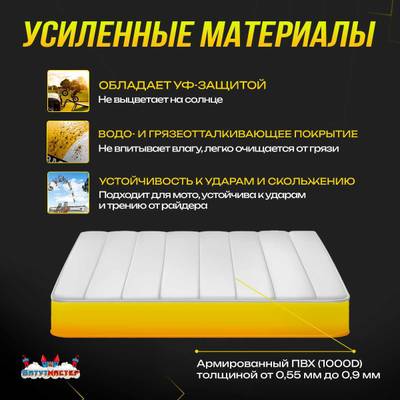 Надувная подушка «LandAir» для приземления и трюков, 4,5×3,5×0,46 м