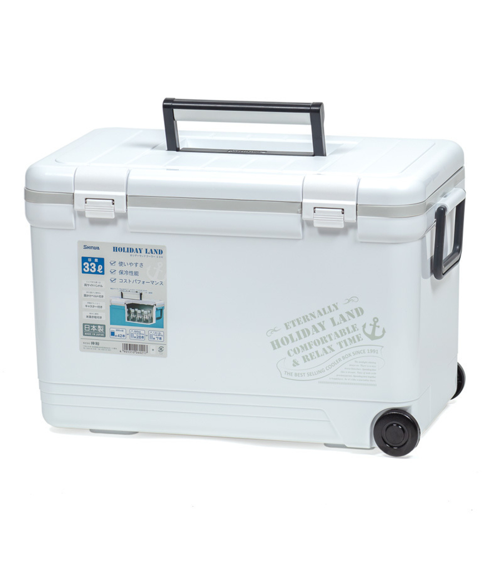 Термобокс SHINWA Holiday Land Cooler 33H белый