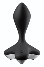 Черная анальная пробка с вибрацией Game Changer - 11,5 см. (Цвет: черный)