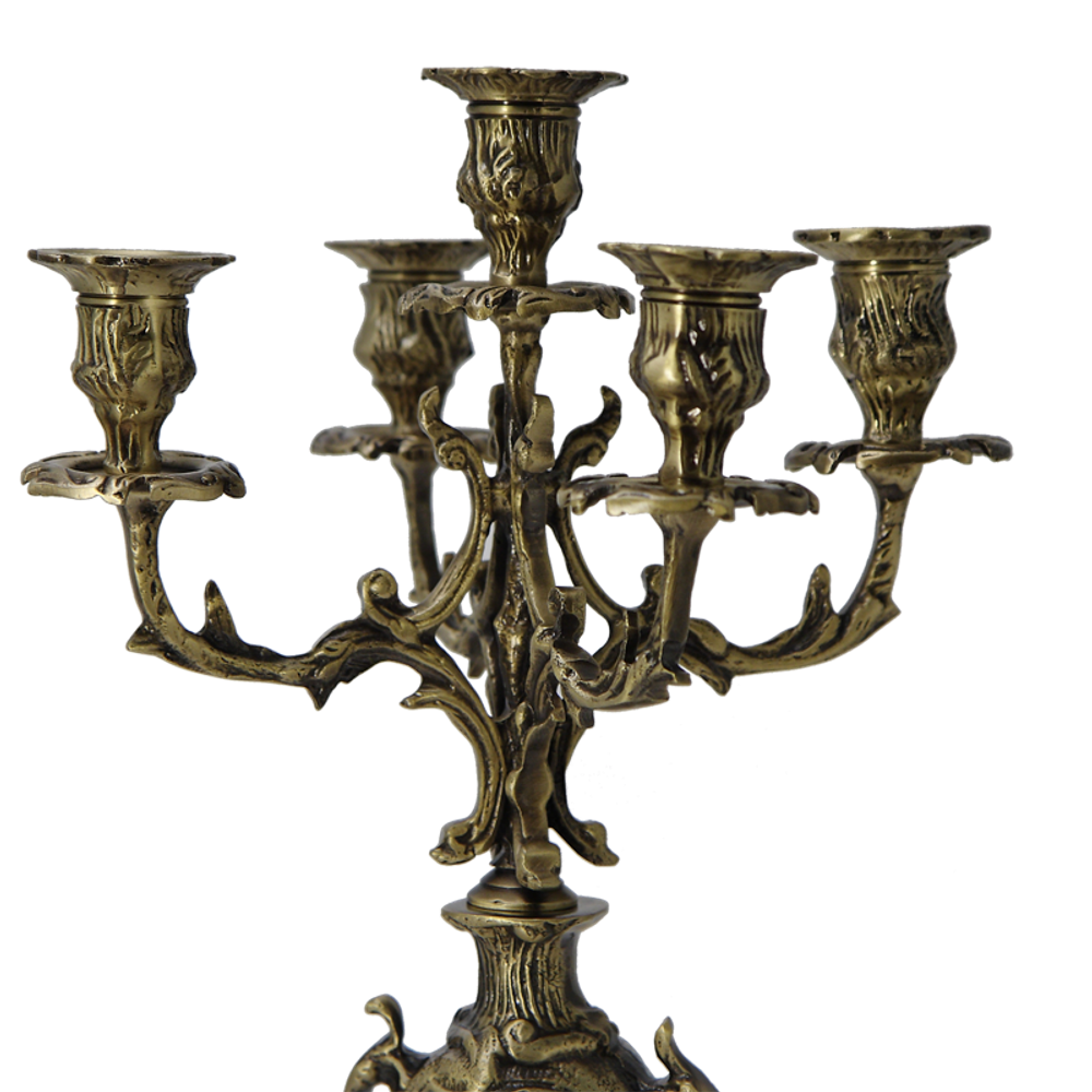 Bello De Bronze Канделябр Каранка 5-ти рожковый, антик