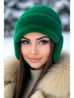 шапка ушанка зимняя вязаная