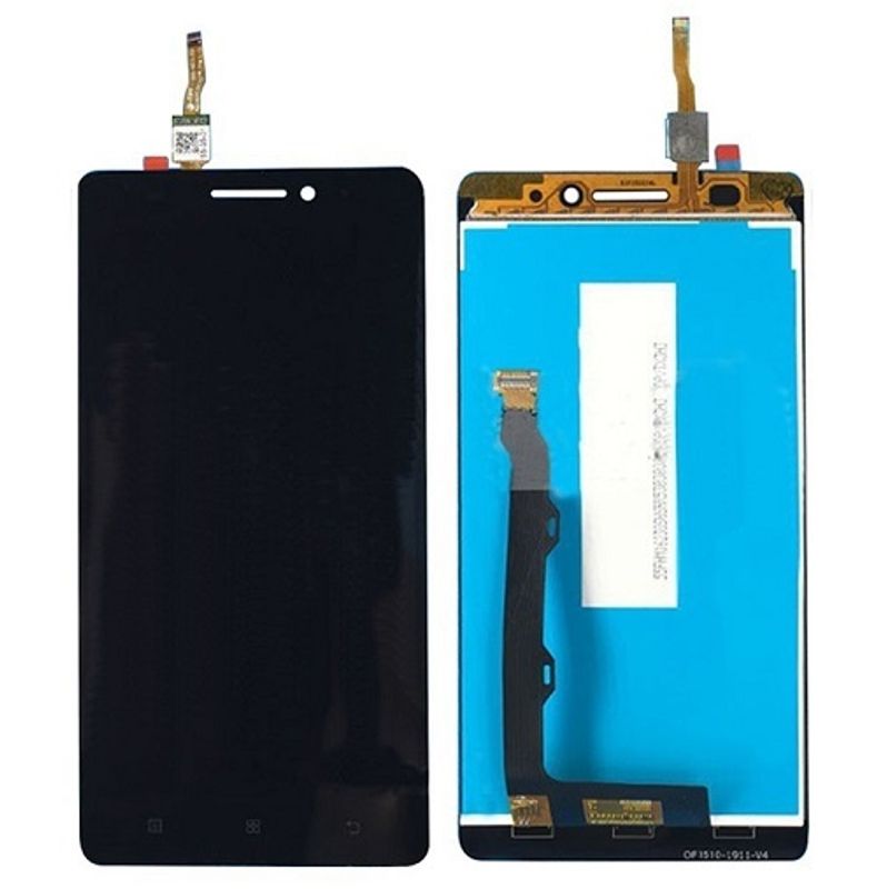 Дисплей для Lenovo A7000 Plus в сборе с тачскрином на рамке Черный
