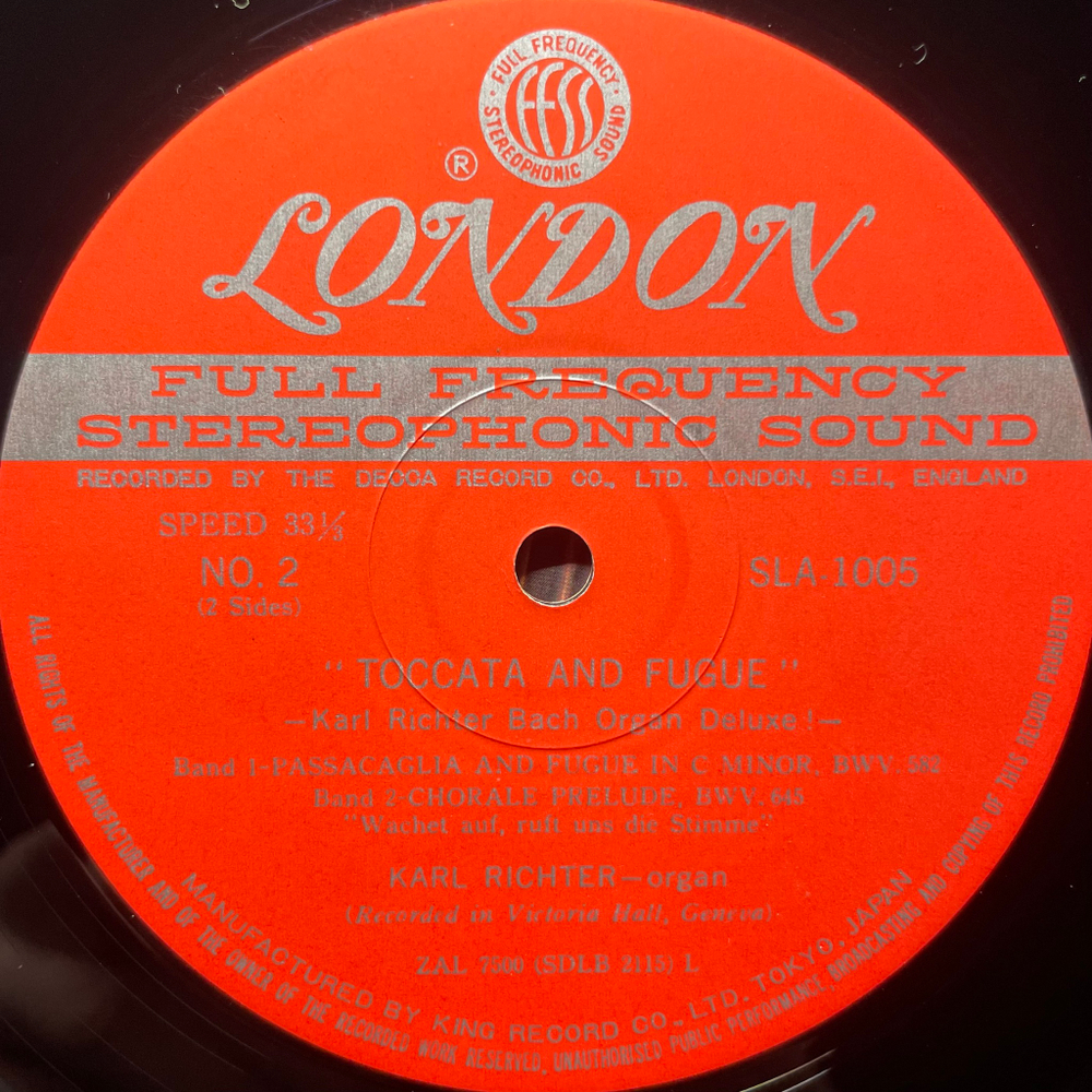 Бах - Токката и фуга (Япония 1969г.)