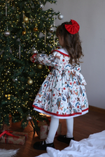 Платье "Лилия" со съемным воротником нг звери