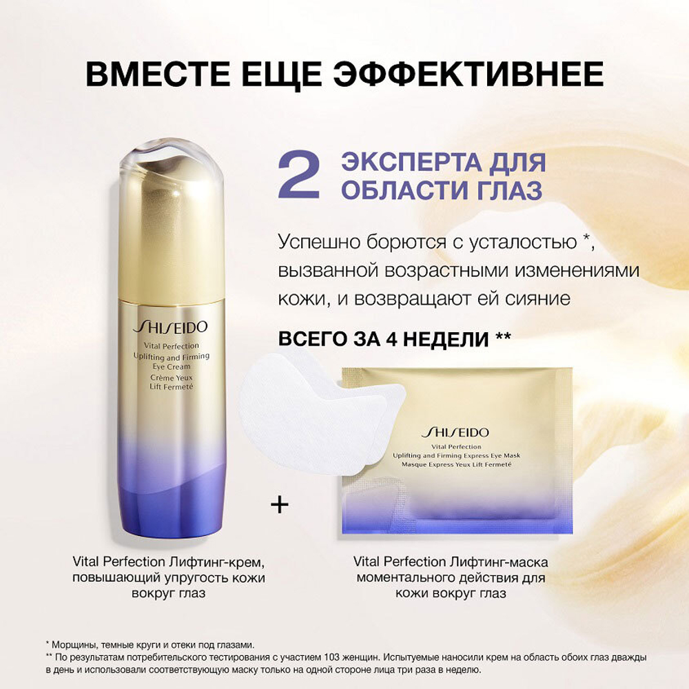 SHISEIDO Лифтинг-крем, повышающий упругость кожи вокруг глаз Vital Perfection