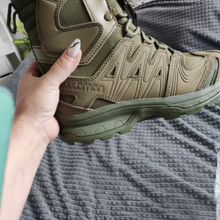 Ботинки тактические треккинговые берцы "Salomon" олива