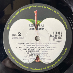 Винтажная виниловая пластинка LP John Lennon Rock N Roll (Япония 1975) (Оби)