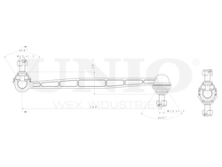 Стойка стабилизатора передняя UNIO SSP-50117
