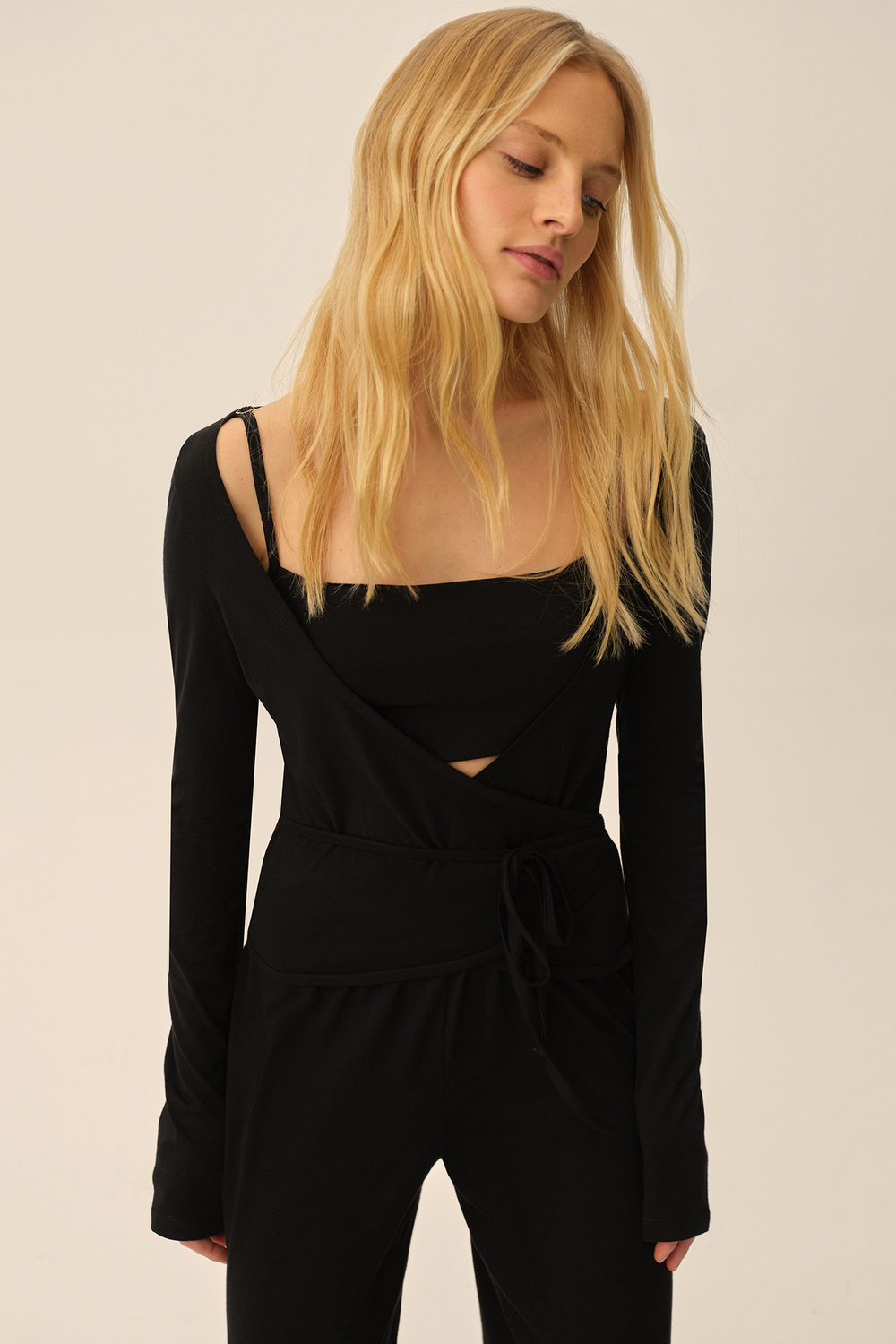 Кардиган и топ трикотажный (Ballet princess), черный