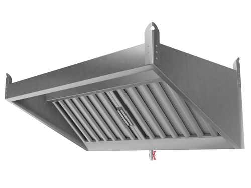 Зонт нержавеющий пристенный ЗВН 02 ,1200х800х400