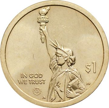 1 доллар 2021 D США «Игровая Приставка, Нью-Гэмпшир, Американские Инновации»