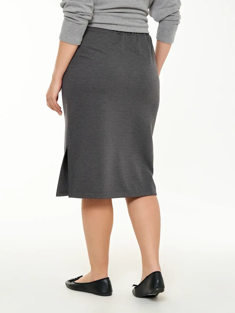 Юбка с разрезом