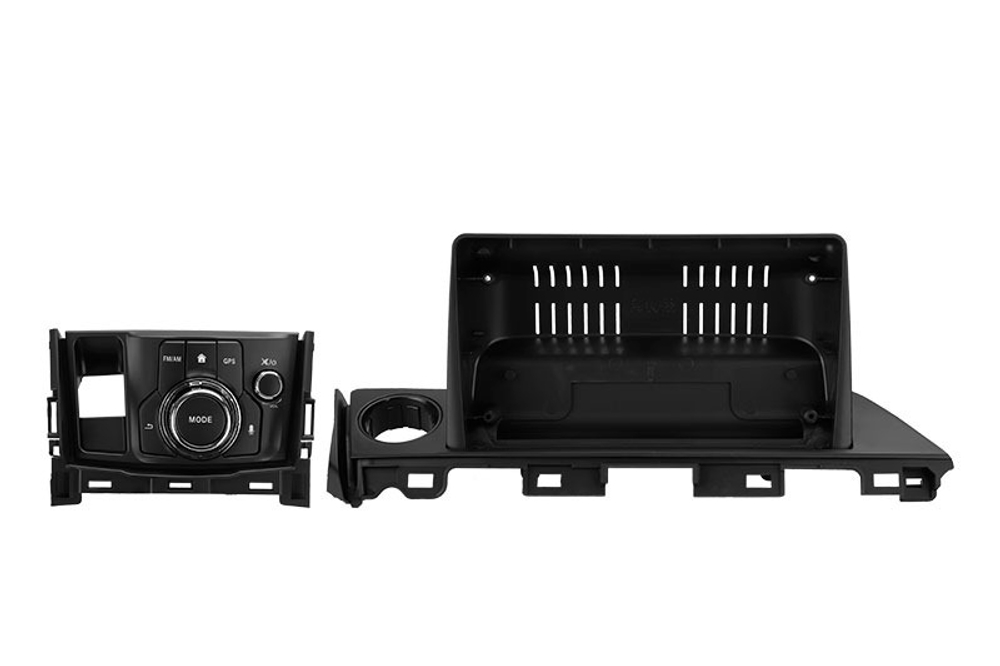 Комплект рамки с разъёмами 9"+can Mazda 6 2015-2018 монохром джойстик - Car-Smart 3005A