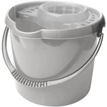 Ведро Etna круглое 12л с отжимом МОП (серый)