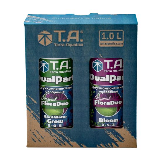 Набор минеральных удобрений для жесткой воды Terra Aquatica DualPart Set HW 1 л
