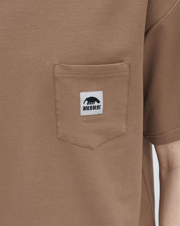 Футболка Phat Pocket 236 кофейная - фото 5