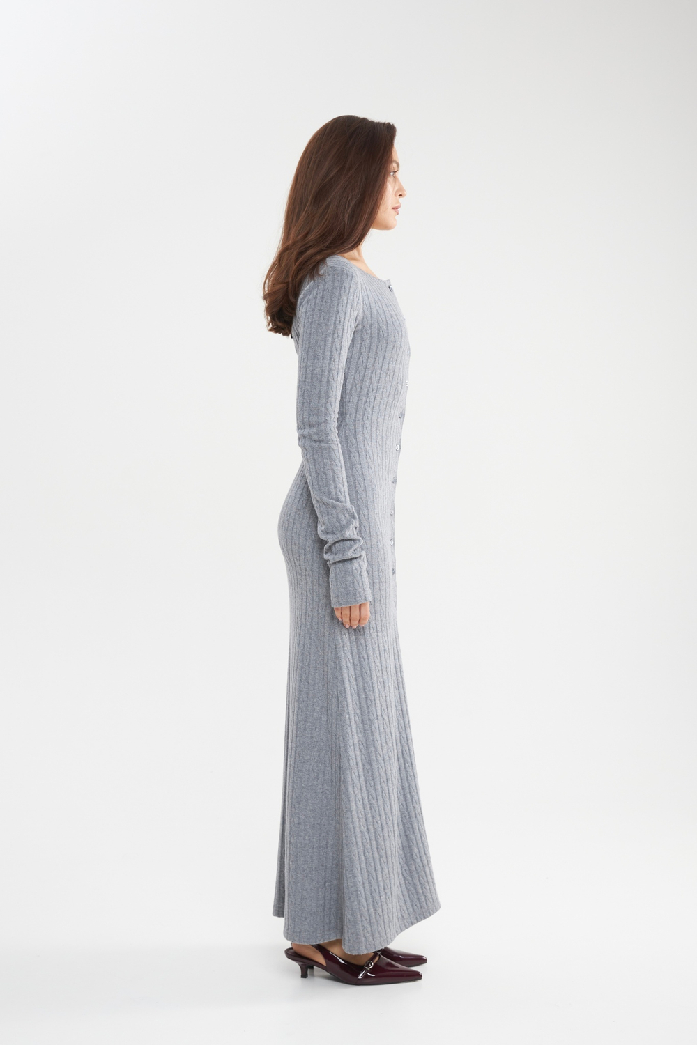 Платье «Old Money» с пуговицами