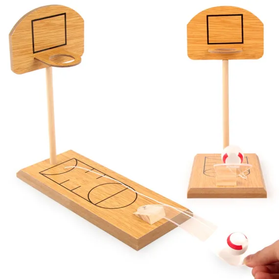 Mini Wooden Basketball Desktop Game