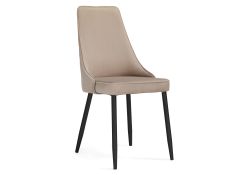 Стул на металлокаркасе Лорд бежевый / черный