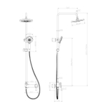 Смеситель для душа Lemark Minima - LM3860C