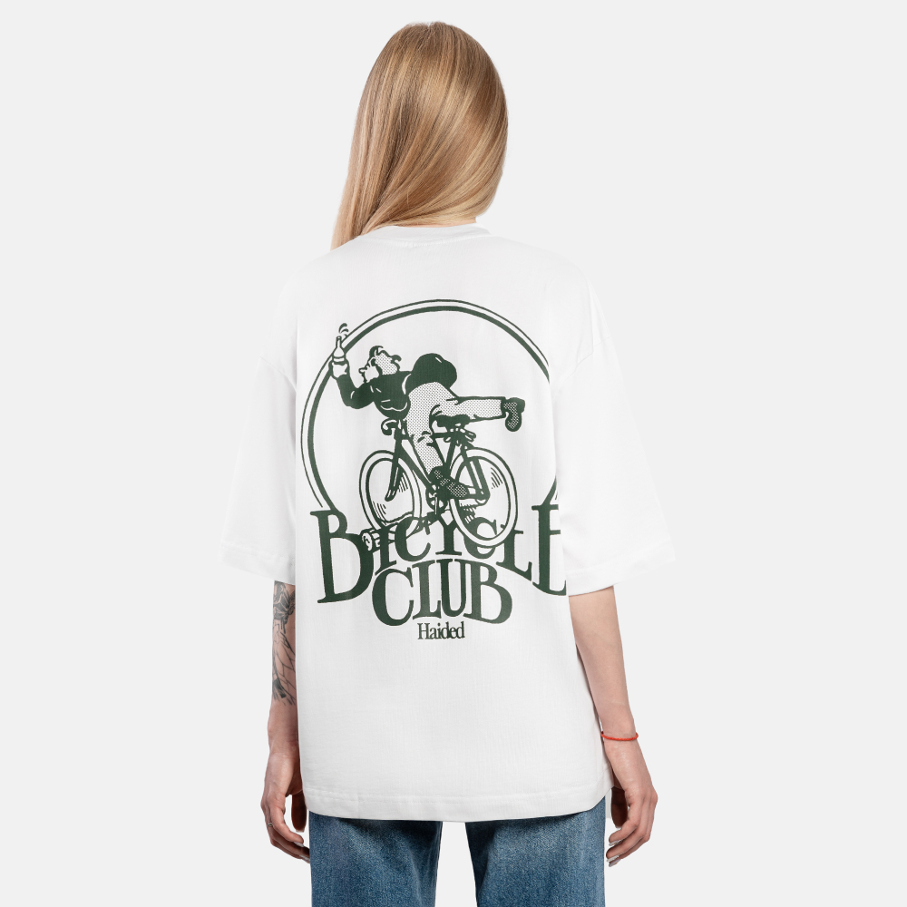 Футболка HAIDED BICYCLE CLUB White