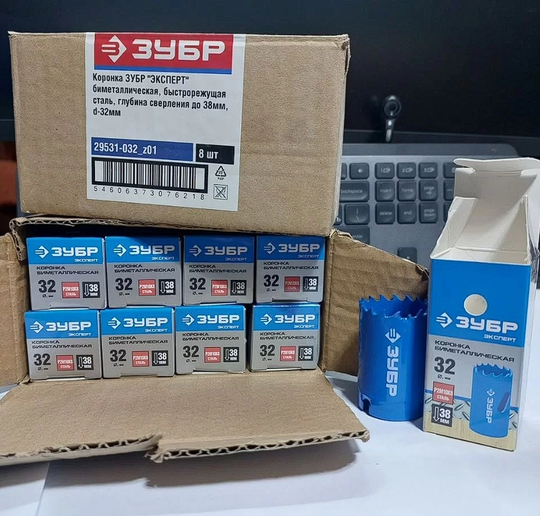 Коронки биметаллические и Державка