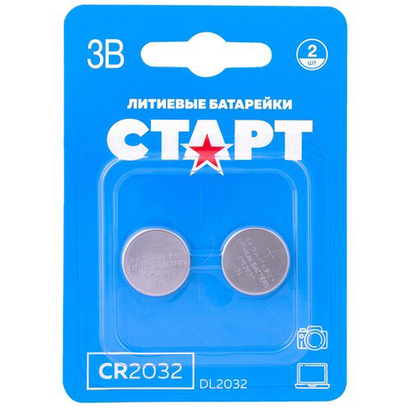 Батарейка CR2032-BL2 Старт (1шт.)