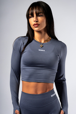 Рашгард Seamless Long-Sleeve Top POWER 892 GREY