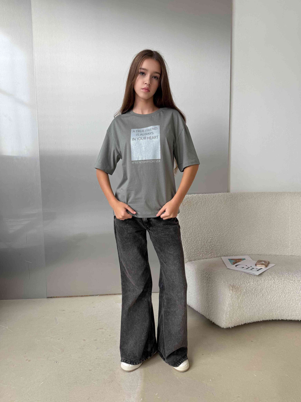 Футболка для девочки true friend