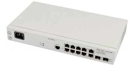 MES2408CP Eltex Коммутатор 8 портов 1G с PoE, 2xSFP/RJ45, 220В AC