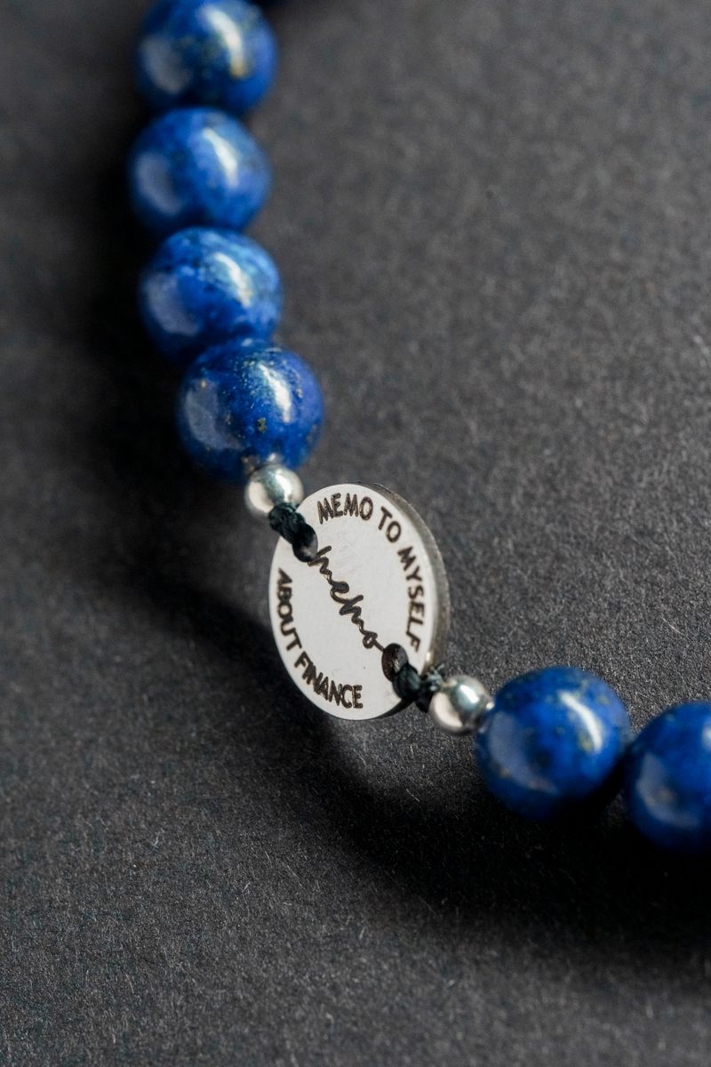 XXX Браслет "Memo about Wealth" шамбала из лазурита