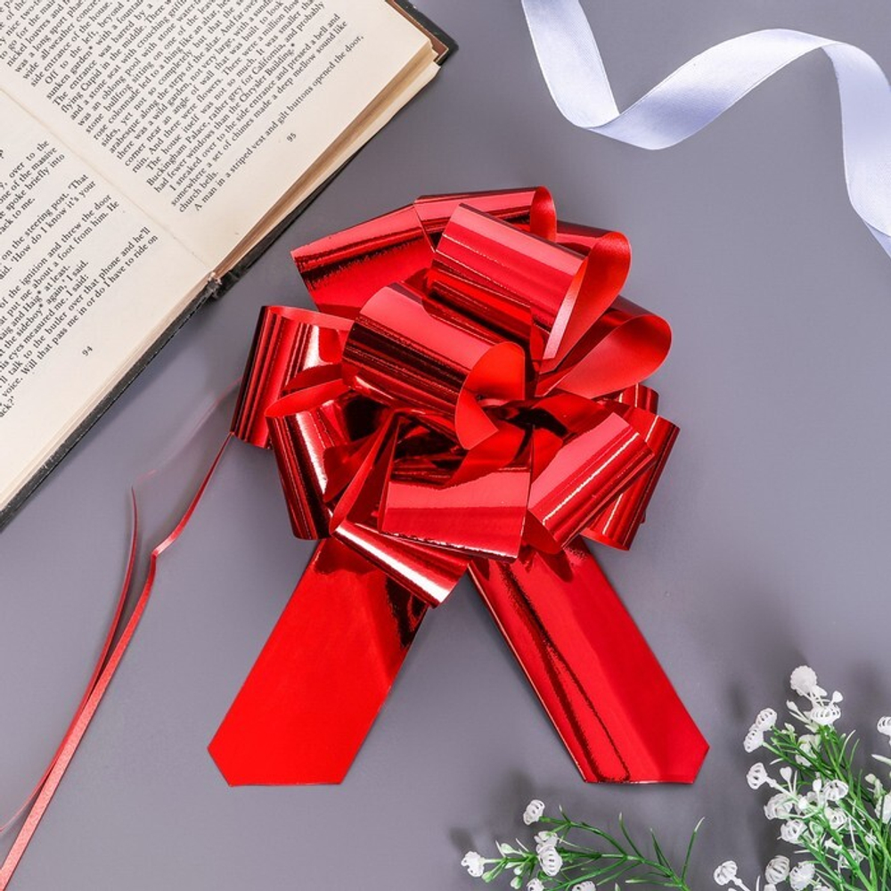 Бант-шар №5, красный